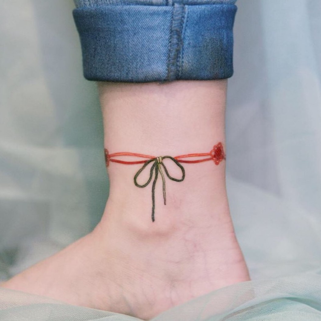 Amazing Anklet Tattoo 5