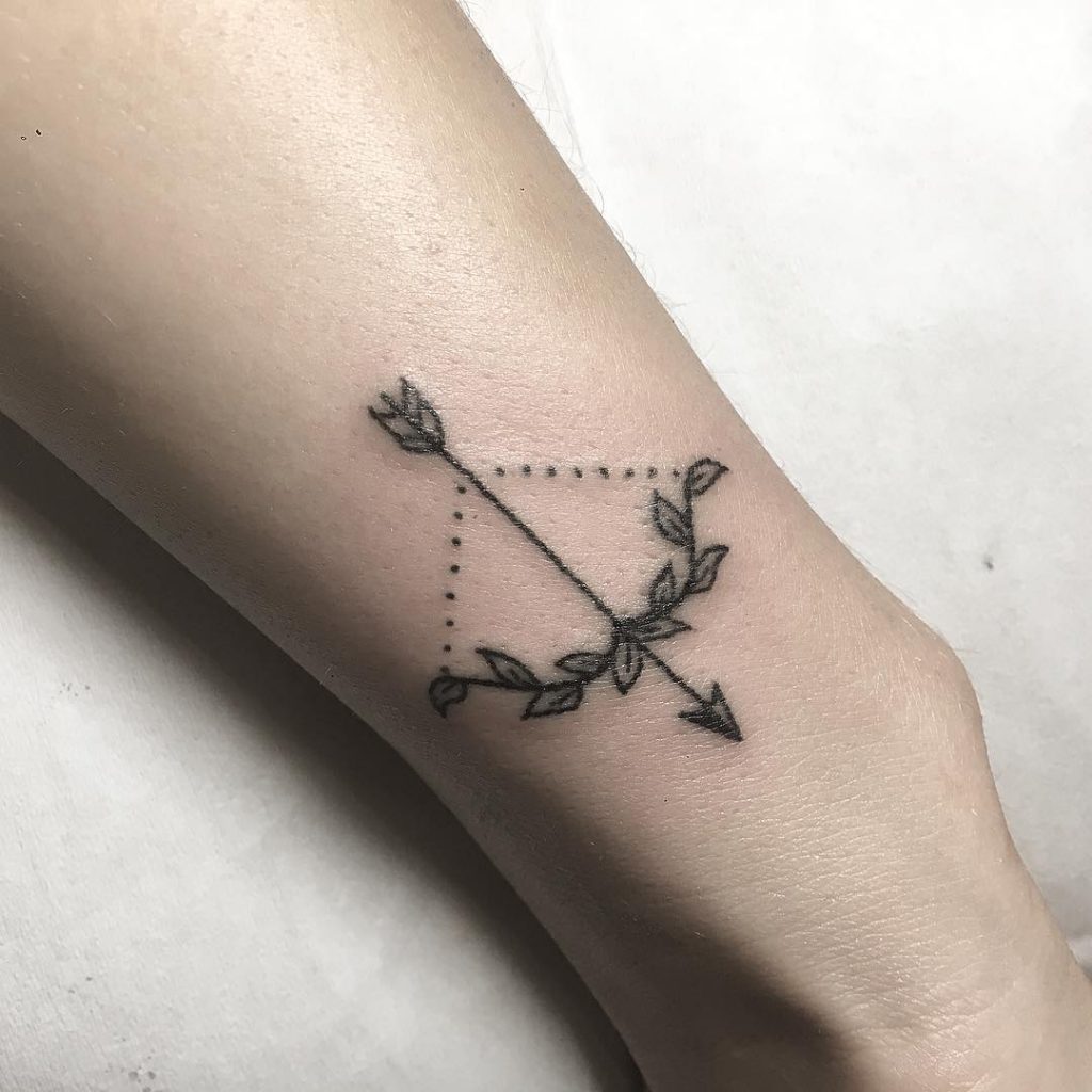 Arrow Tattoo On Ankle5