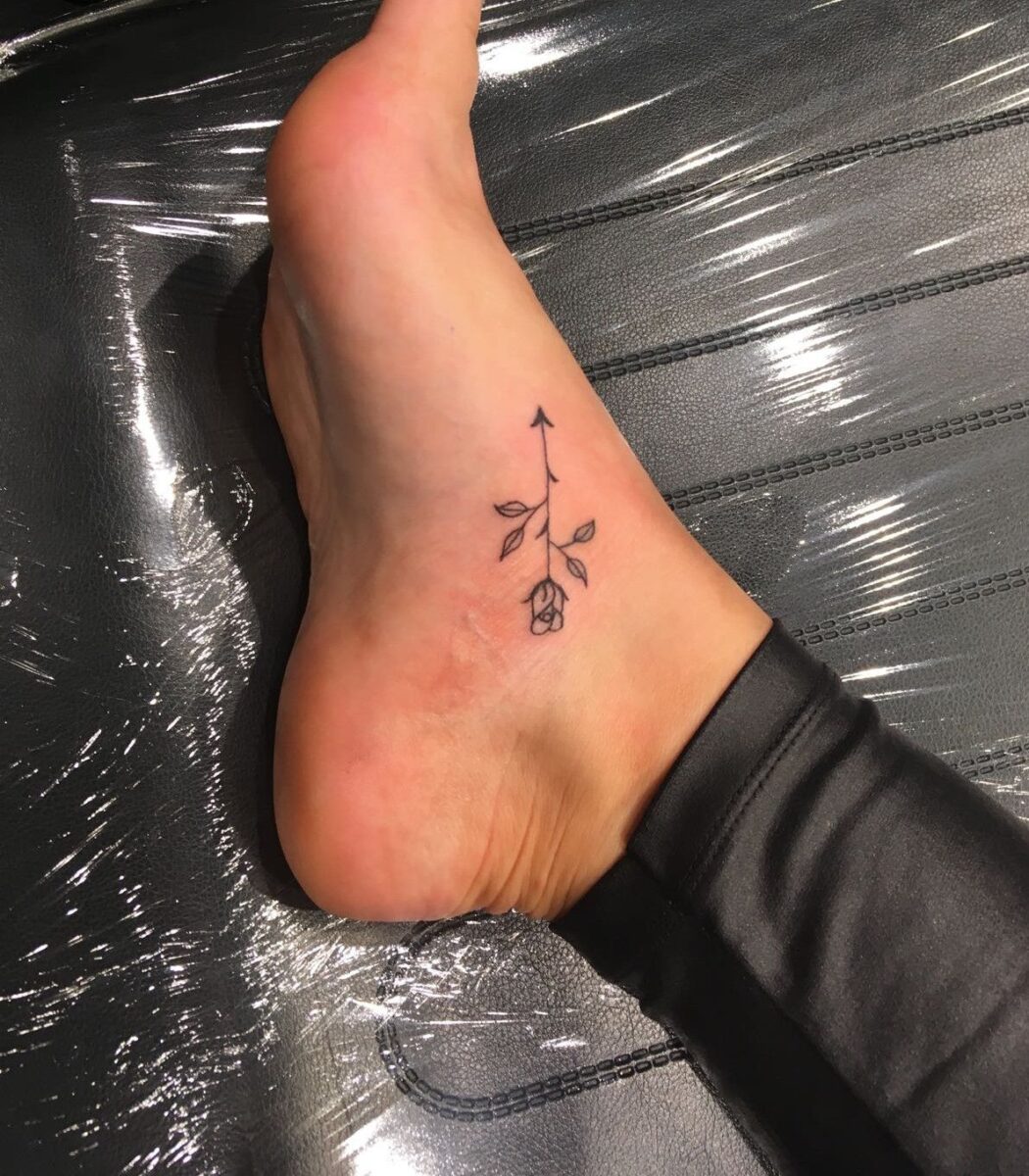 Arrow Tattoo On Ankle6