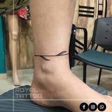 Cute Anklet Tattoo 6