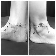 Cute Anklet Tattoo 8