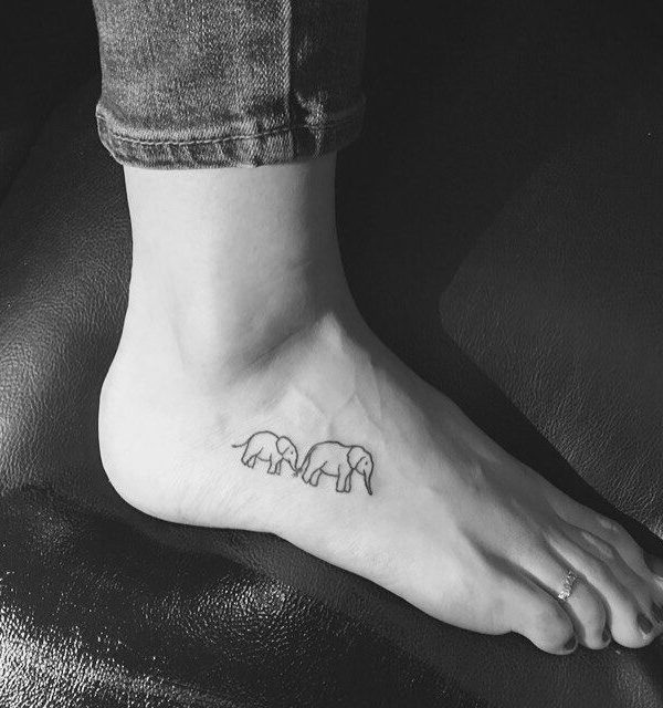 Elephant tattoo designs for ankle3