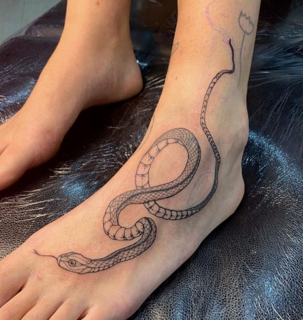 Foot Tattoo For Women