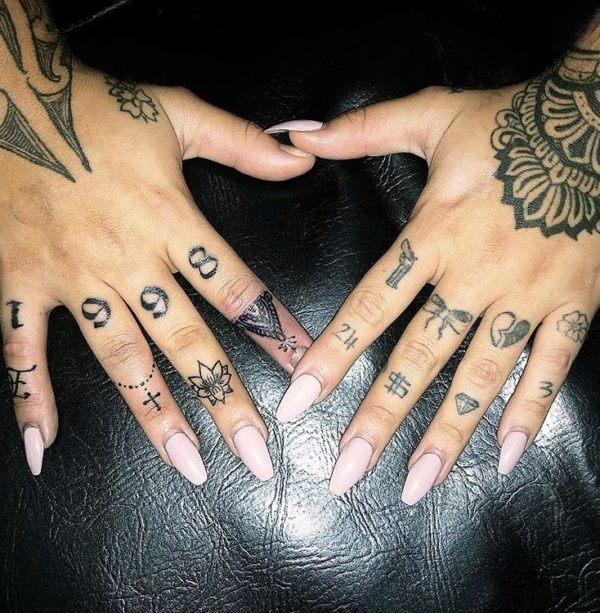 Finger Mini Tattoo