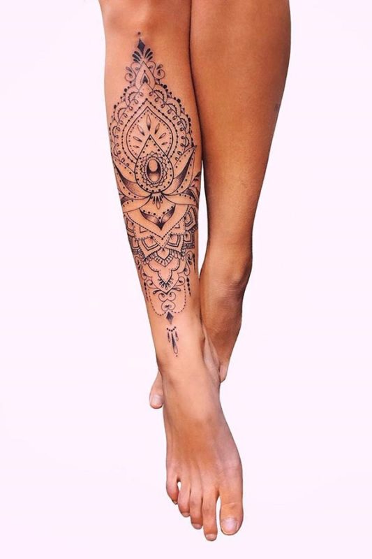 Leg Tattoos Women