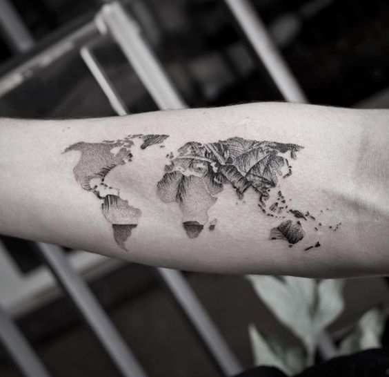  Map Tattoo