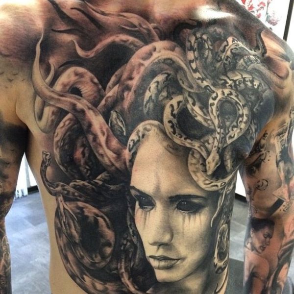 Medusa Design Tattoo