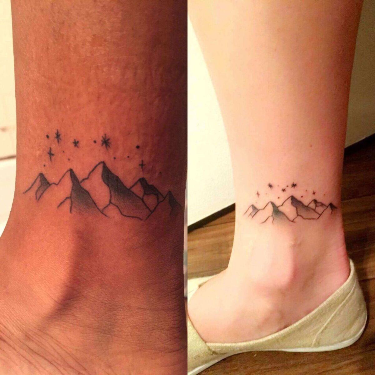 Mountain Ankle Tattoo 4