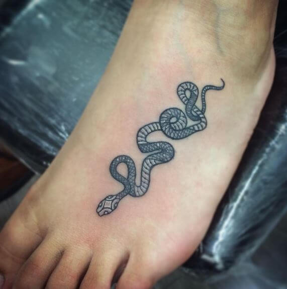 Snake Foot Tattoo