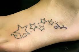 Star tattoo for ankle9