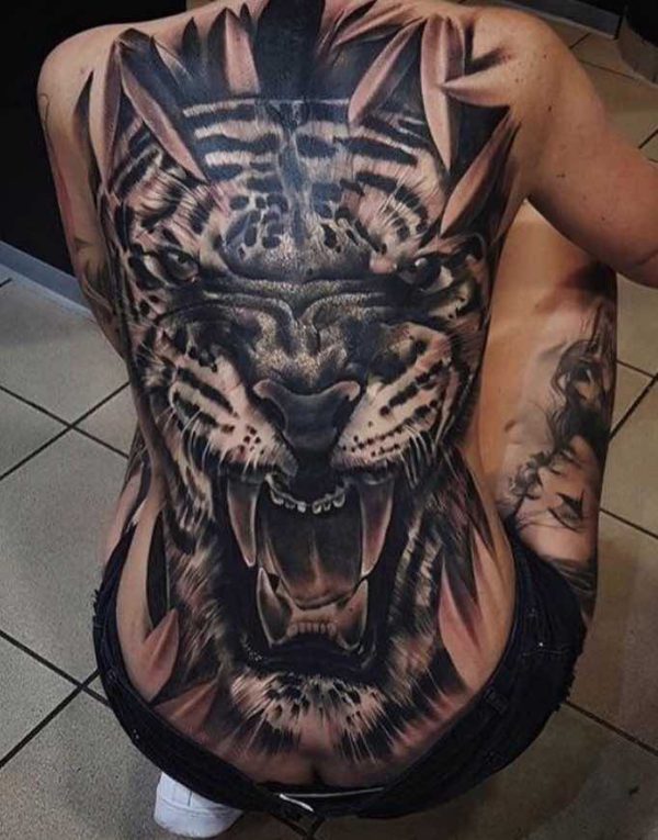 Tiger Tattoo Back