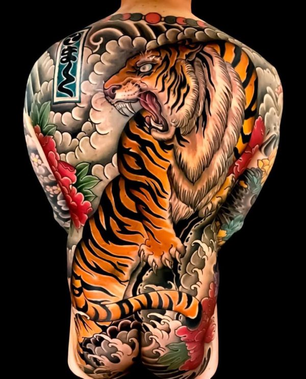 Tiger Tattoo Back
