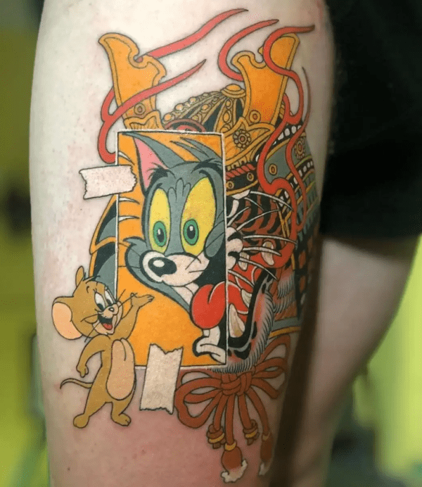 Tattoo Tom Jerry