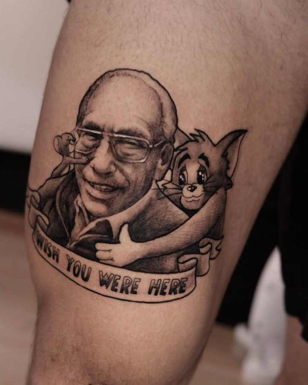 Tattoo Tom Jerry