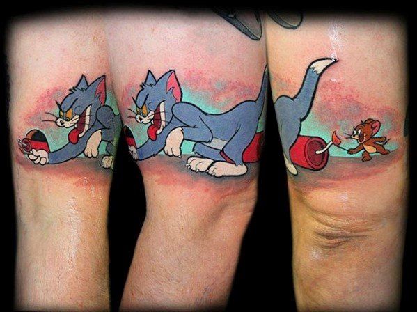Tattoo Tom & Jerry