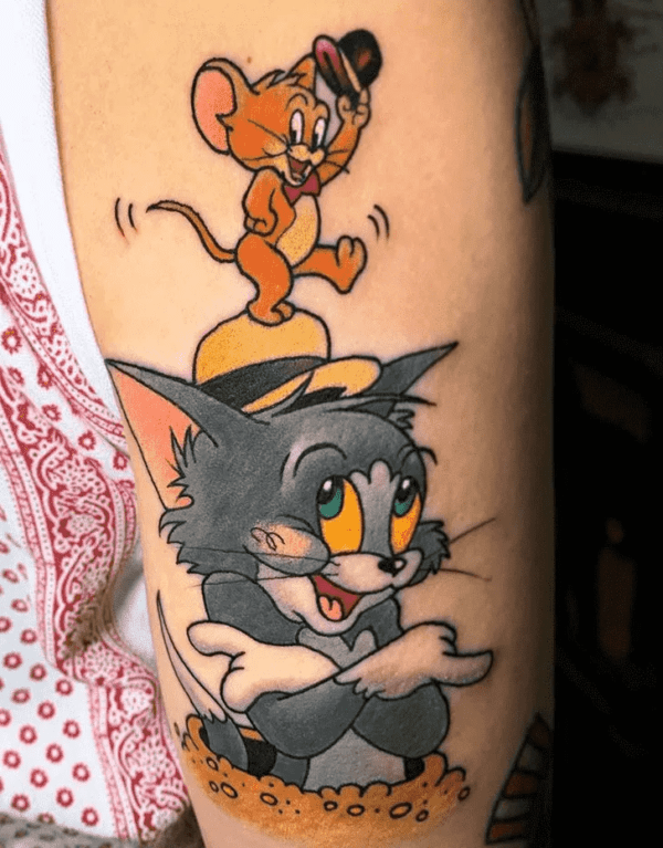 Tom And Jerry Tattoo