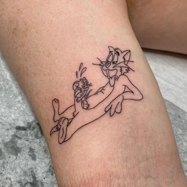 Tom Jerry Tattoo