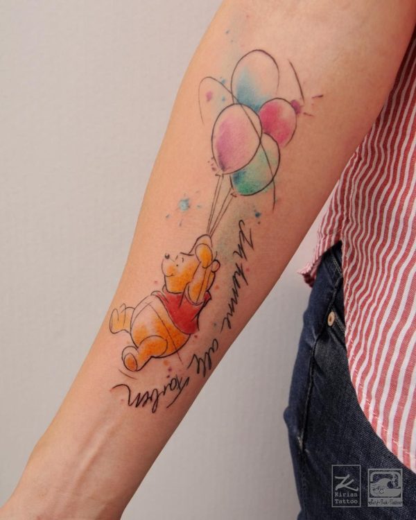 Tattoo Pooh Design