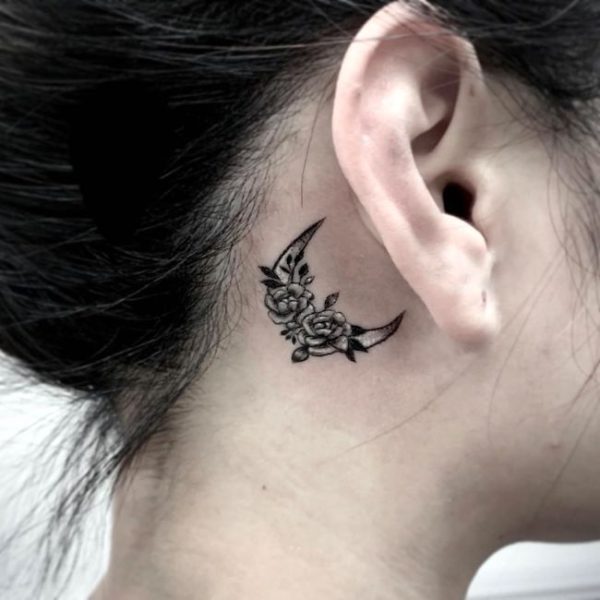 39 Excellent Moon Ear Tattoos