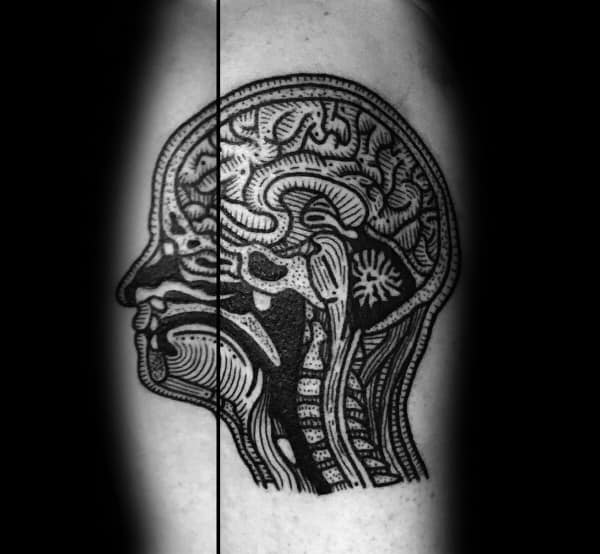 Anatomical Themed Tattoo