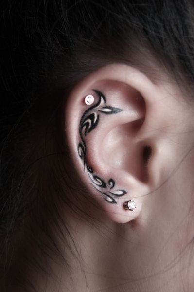 Ear Tattoo 1