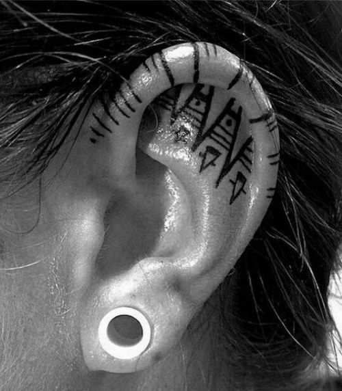 Ear Tattoo