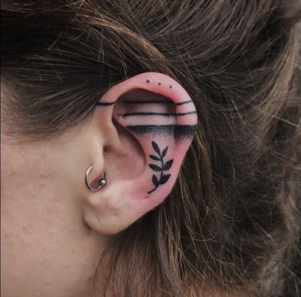 Ear Tattoo 6