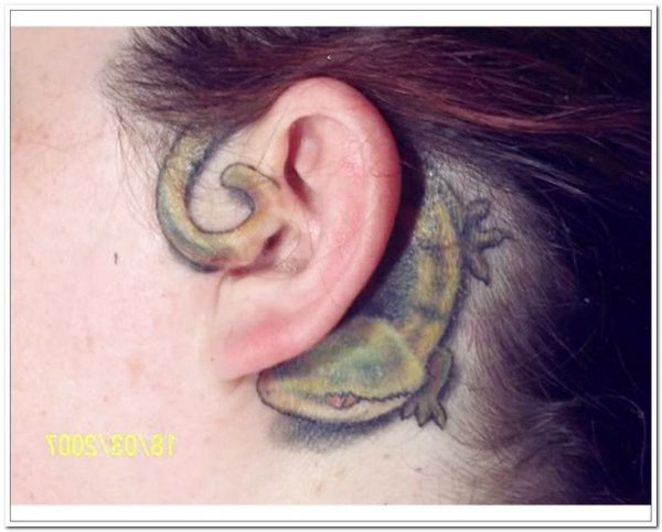 Ear Tattoo Design