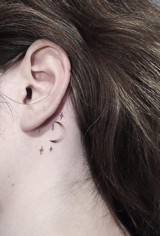 Ear Tattoo.