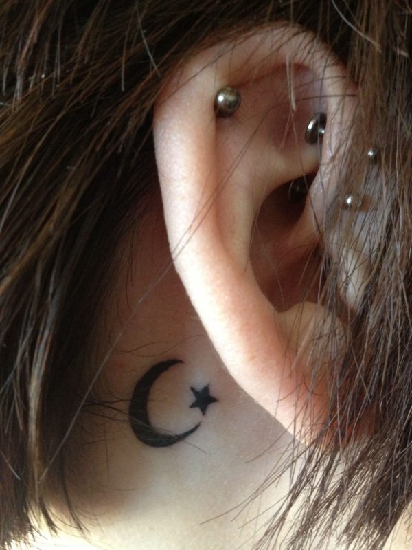 Star Moon Tattoo