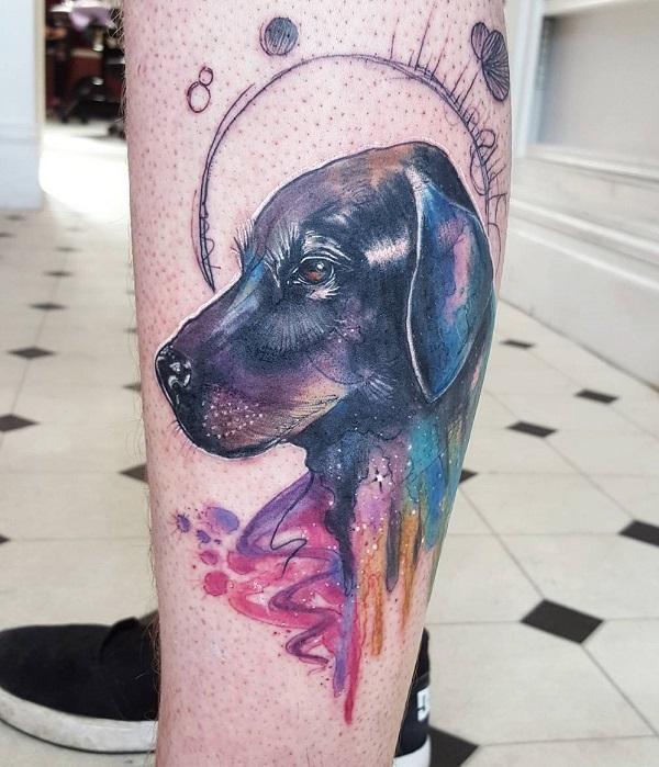 Cute Dog Tattoo