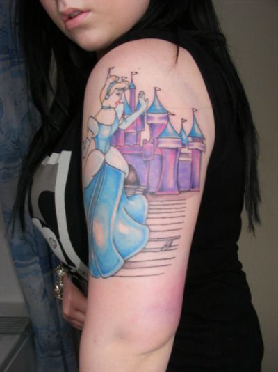 Disney Princess Tattoo Half Sleeve