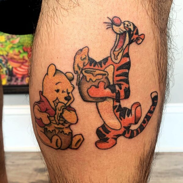 Honey Winnie The Pooh Tattoo