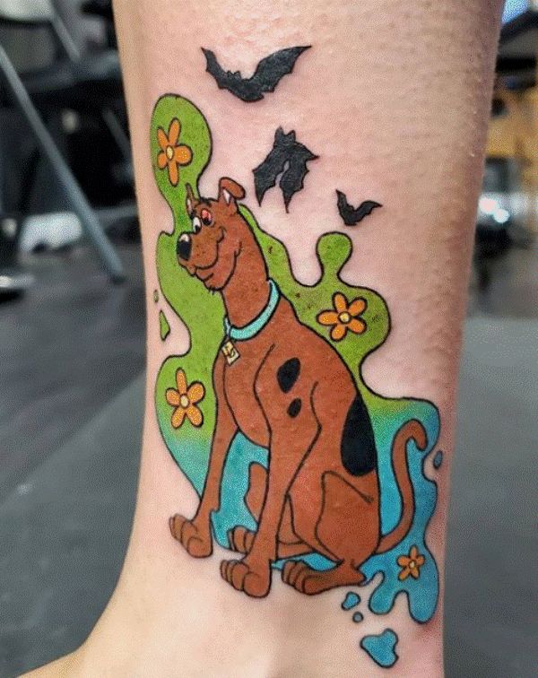 Lovely Scooby Doo Tattoo