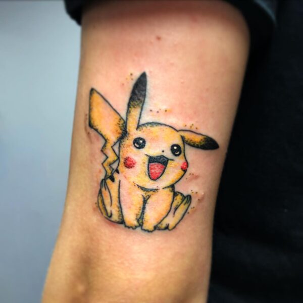 Small Pikachu Tattoo
