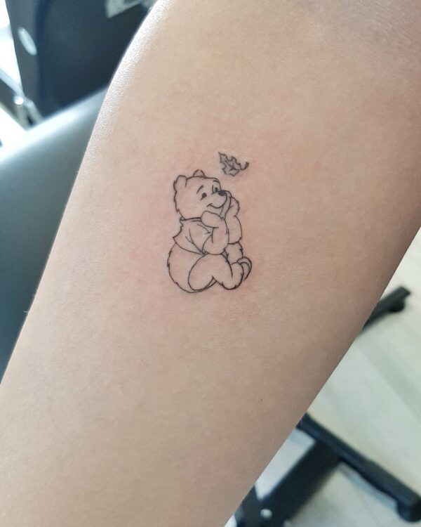 Small Winnie The Pooh Tattoo