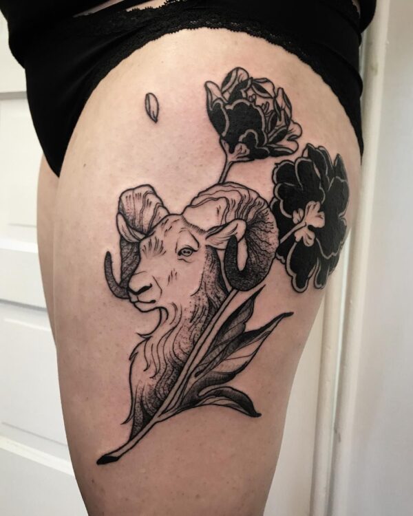 Aries Ram Tattoo