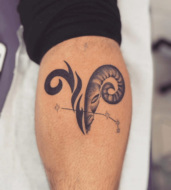 Aries Tattoo Ideas For Men