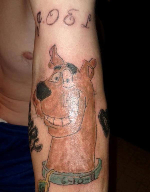 Bad Tattoos Scooby Doo