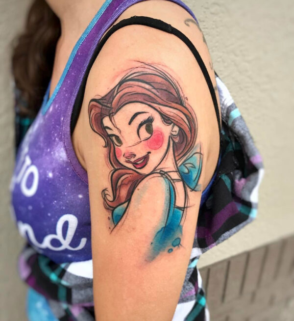 Belle Disney Tattoo
