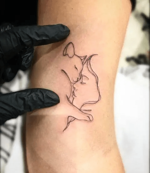 Cat Cute Tattoo