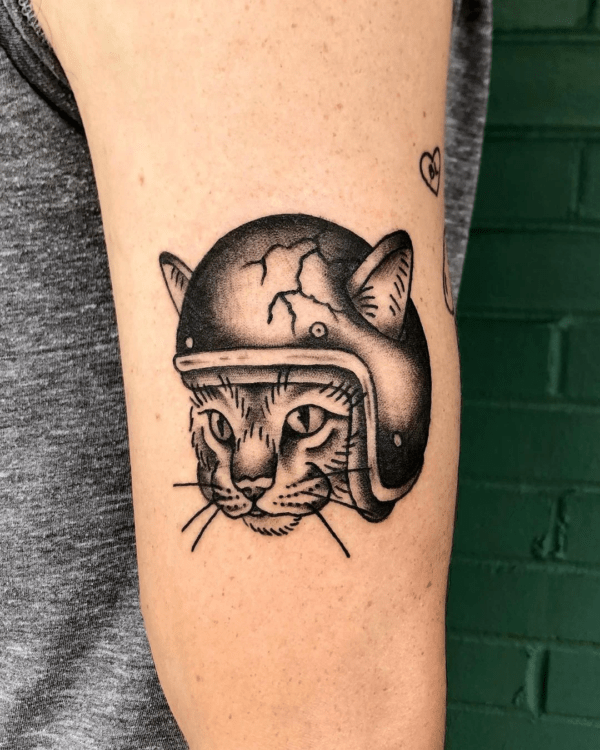 Cat Design Tattoo