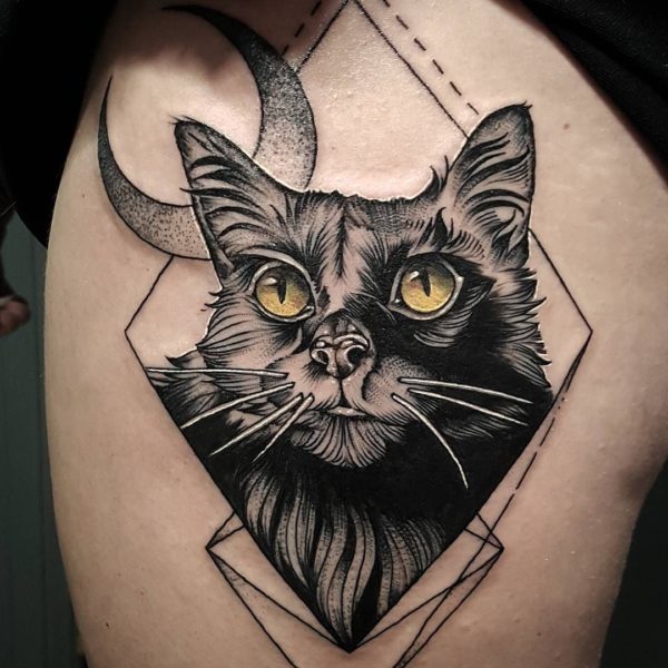 Cat Tattoo Design