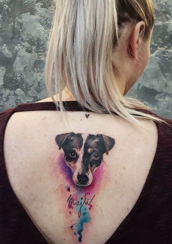 Colour Tattoo Dog