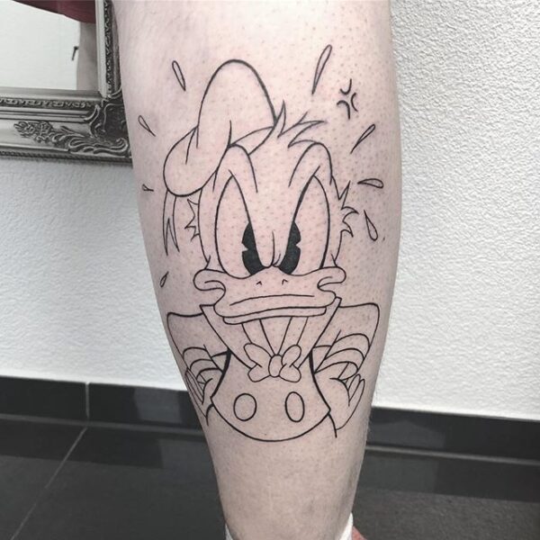 Donald Duck Tattoo,