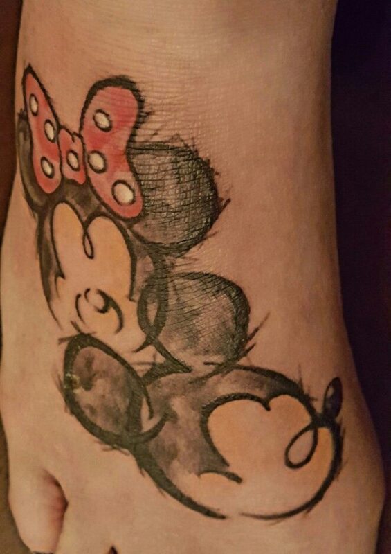 Mickey Tattoo Design