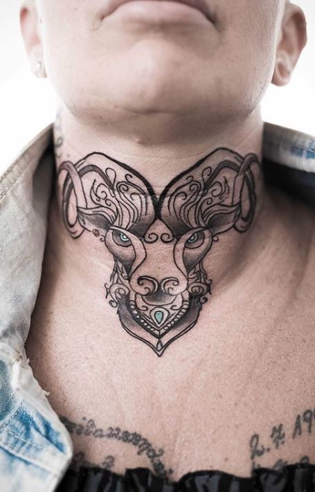 Neck Tattoo