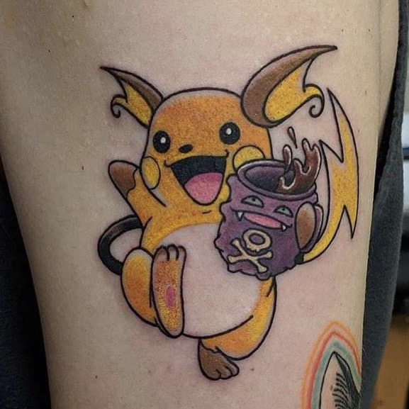Pikachu Tattoo Cute