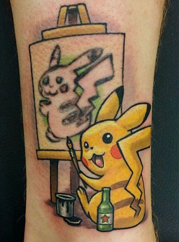 Pikachu Tattoo Tattoos On Women