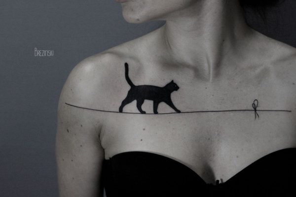 Tattoo Design Cat